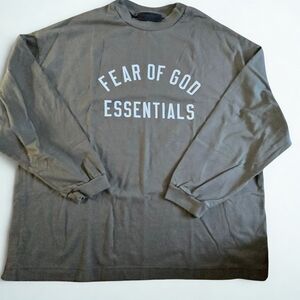 Fear of God Essentials Gray Crewneck Sweater